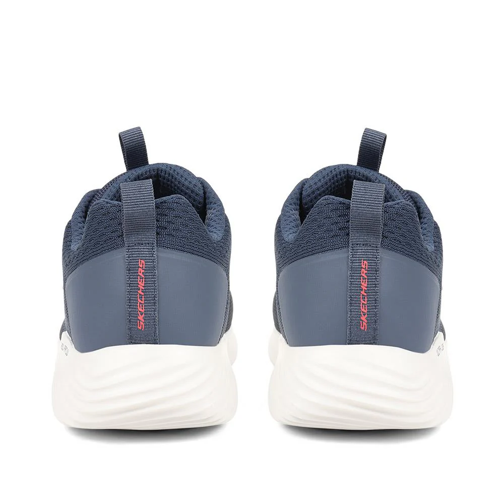 Bounder - Intread Skechers Trainers - SKE38017 / 324 094 - Navy - Image 3