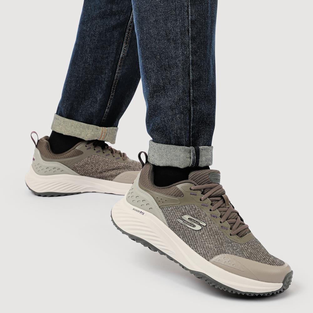 Skechers Wide Fit Bounder RSE - Hazlet - SKE41009 / 326 626 - Taupe - Image 5