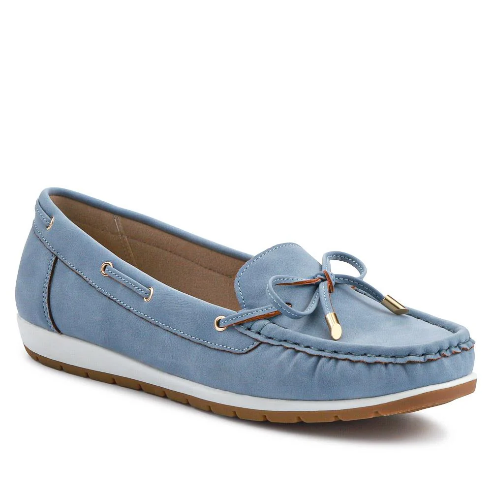 Bow Detailed Moccasins - BAIZH41038 / 327 316