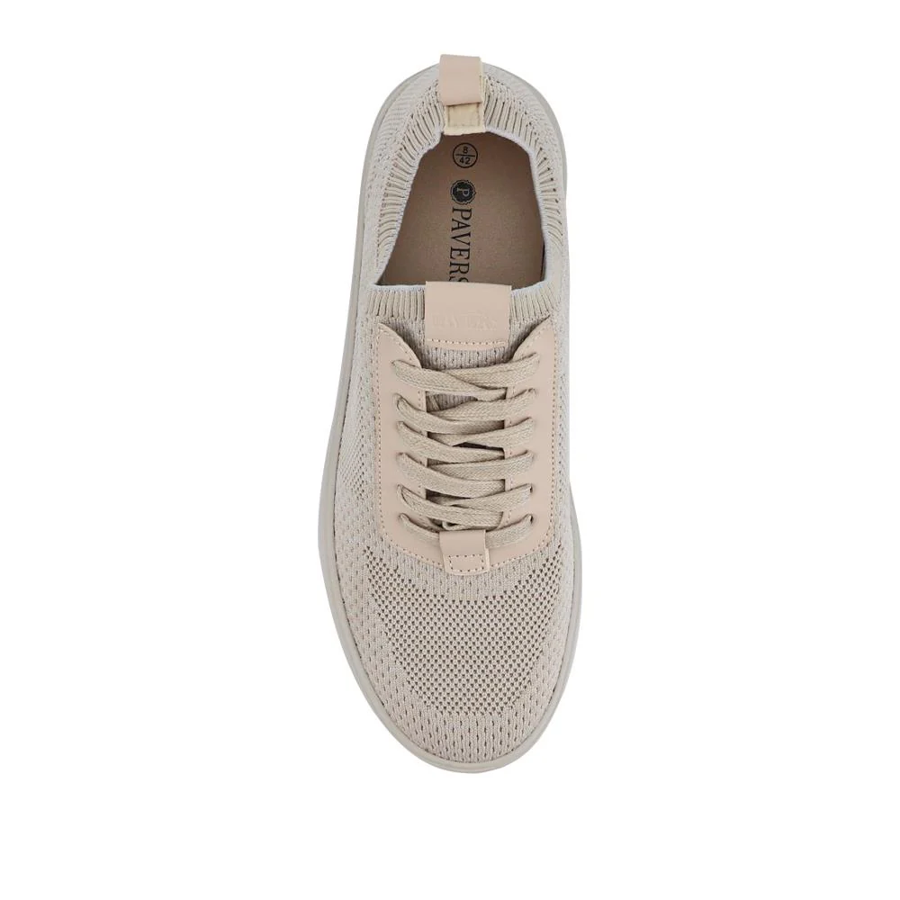Breathable Chunky-Soled Lace-Ups - JIAHU41000 / 327 229 - Beige - Image 4