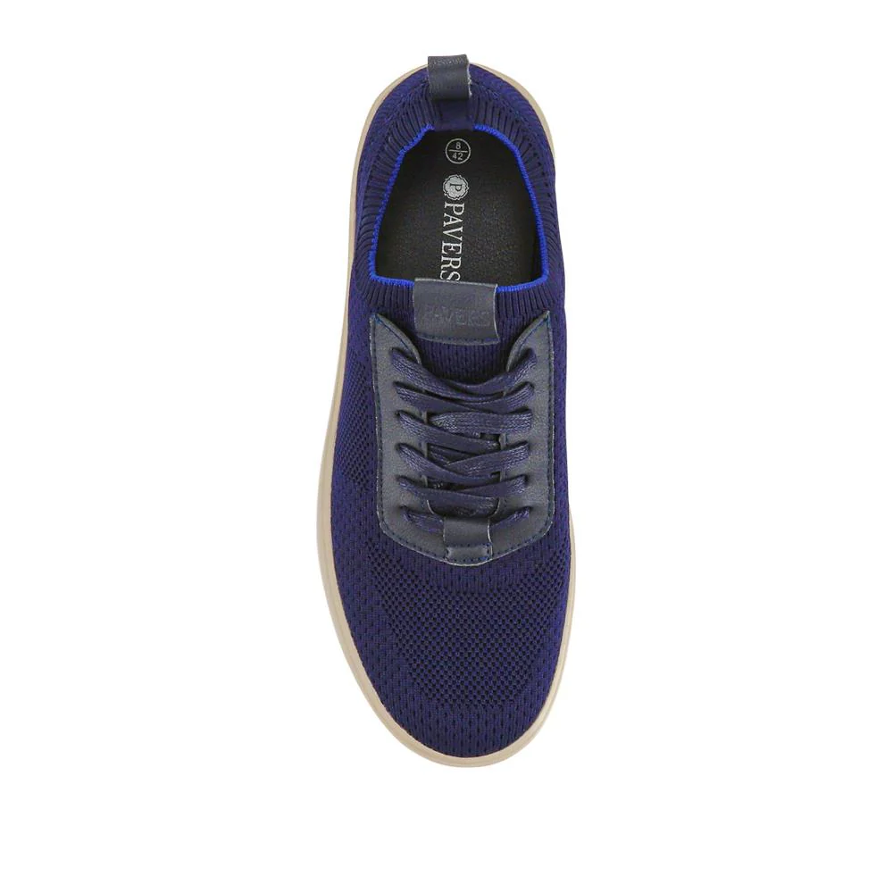 Breathable Chunky-Soled Lace-Ups - JIAHU41000 / 327 229 - Navy - Image 4