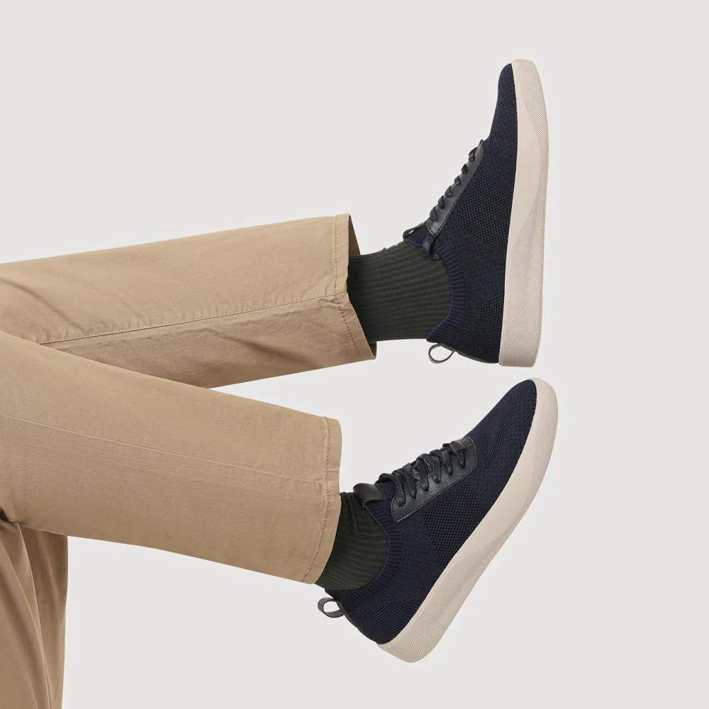 Breathable Chunky-Soled Lace-Ups - JIAHU41000 / 327 229 - Navy - Image 5