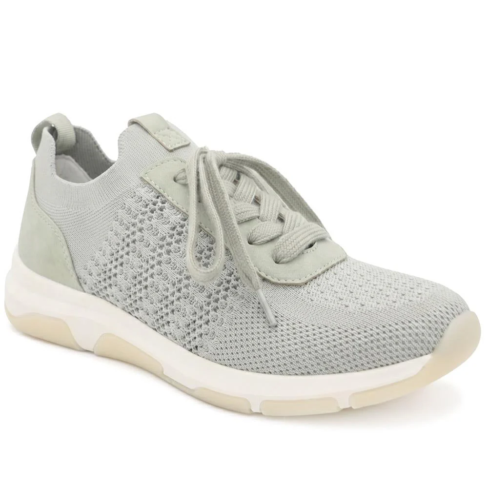 Breathable Lace Up Sporty Trainers - WBINS43070 / 329 264