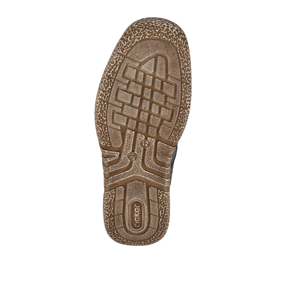 Breathable Leather Touch-Fasten Shoes - RKR41531 / 326 938 - Navy - Image 6
