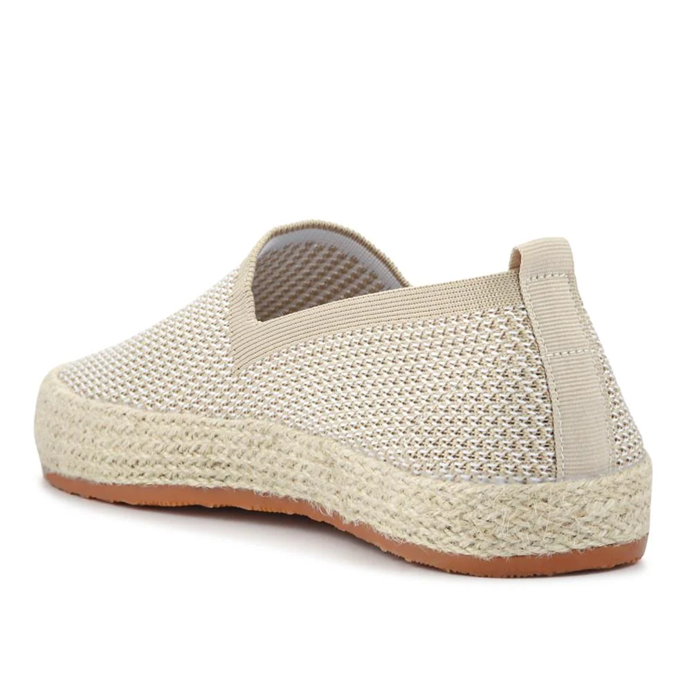 Breathable Slip-On Espadrilles - XIAM41013 / 326 923 - Beige - Image 4