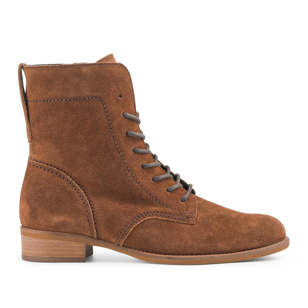 Brite Gabor Leather Slip on Ankle Boots - GAB42515 / 327 876 - Tan - Image 2