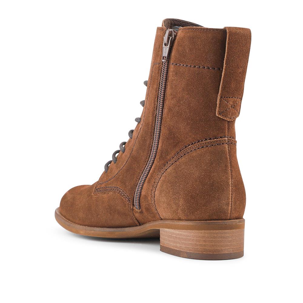 Brite Gabor Leather Slip on Ankle Boots - GAB42515 / 327 876 - Tan - Image 3