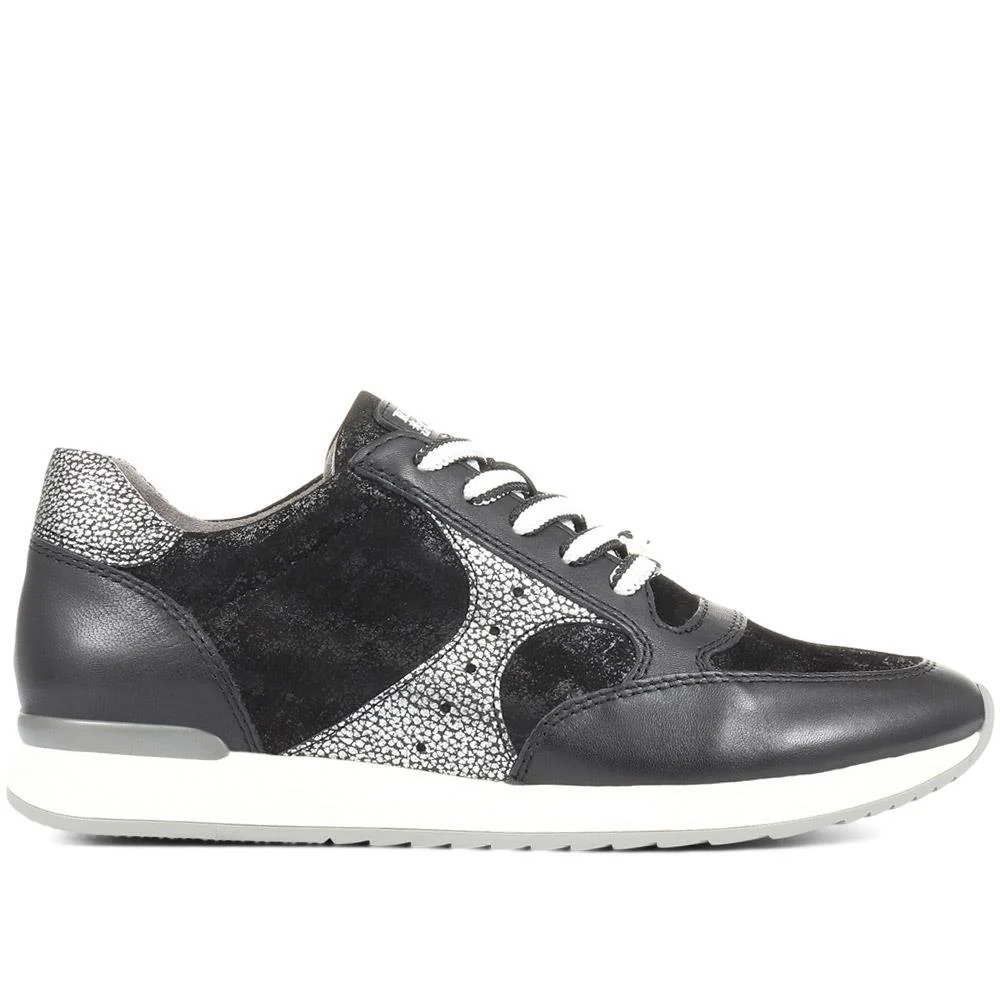 Britte Leather Trainers - SINO34525 / 320 743 - Black Multi - Image 2