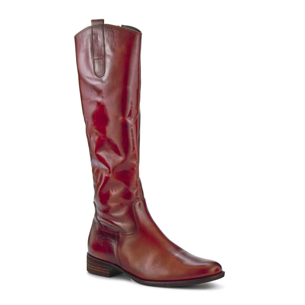 Brook Slim Calf Fit Leather Riding Boots - GAB28507 / 313 145 - Image 2