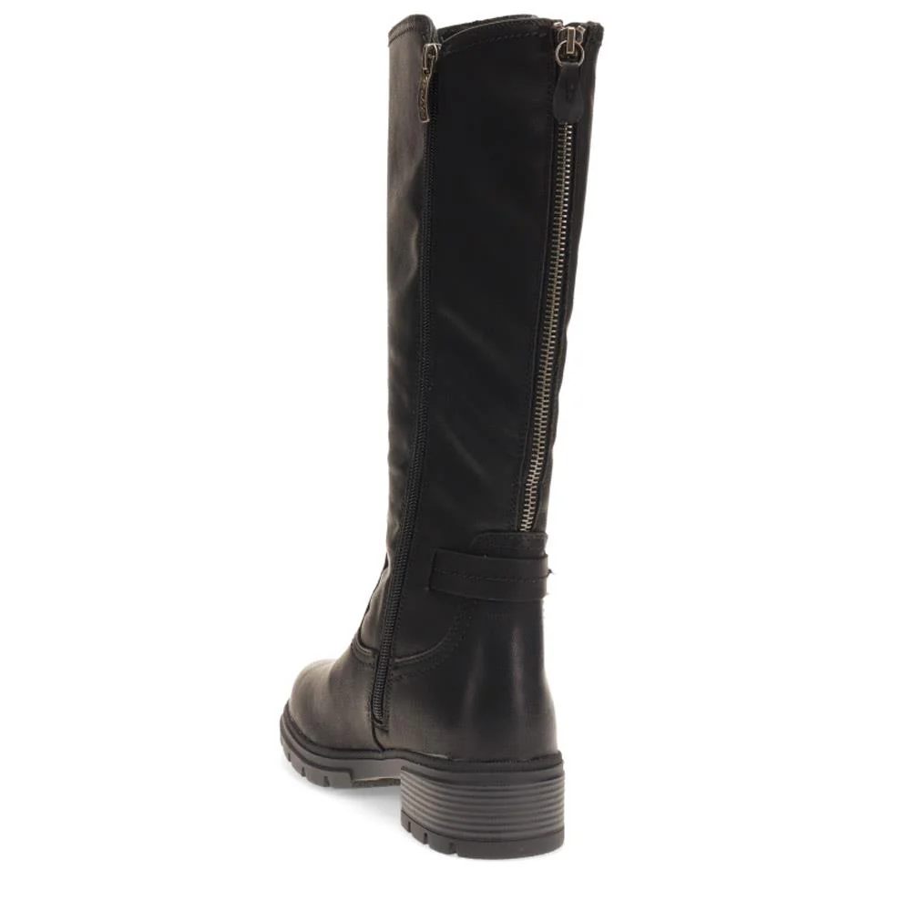 Buckle Detail Long Boots - RELIF40027 / 326 492 - Black - Image 3