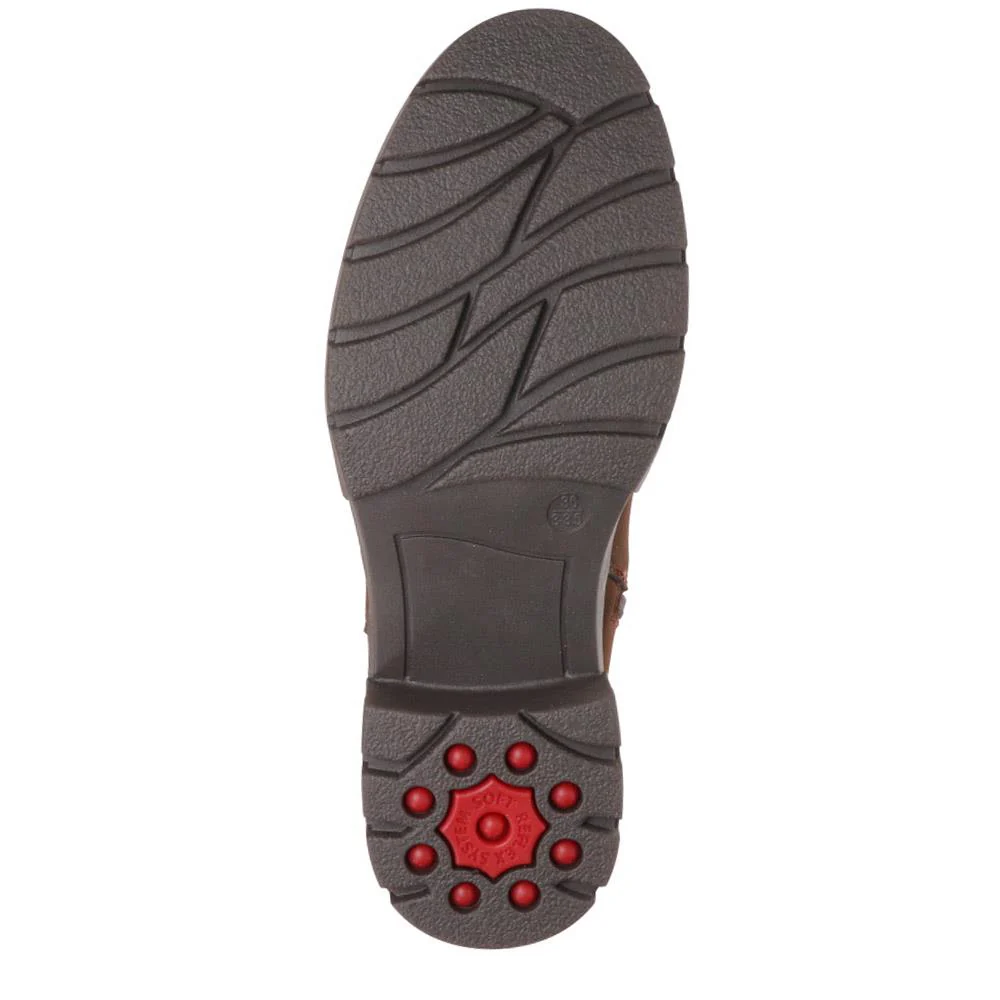 Buckle Detail Long Boots - RELIF40027 / 326 492 - Dark Brown - Image 4