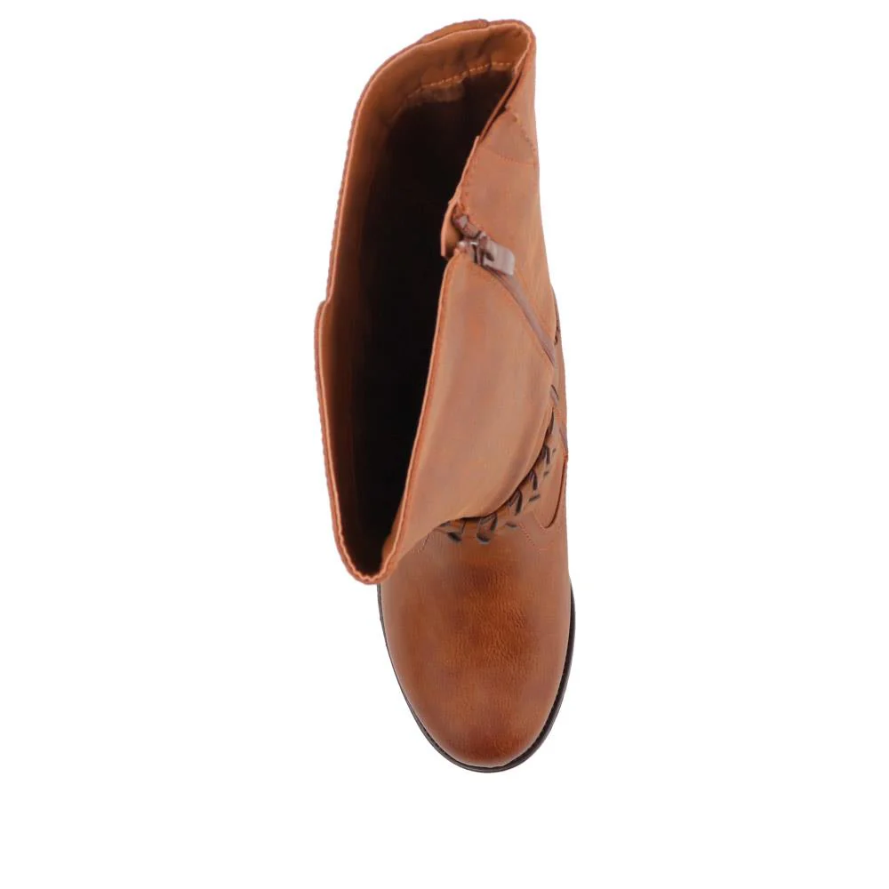 Buckle-Detailed Long Boots - TAMMIE / 326 598 - Tan - Image 5