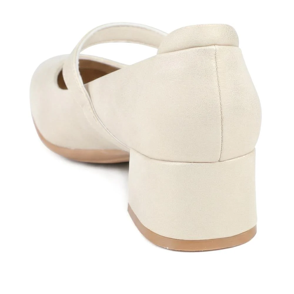 Buckle-Fasten Smart Mary Janes - GADA42000 / 327 840 - Gold Shimmer - Image 3