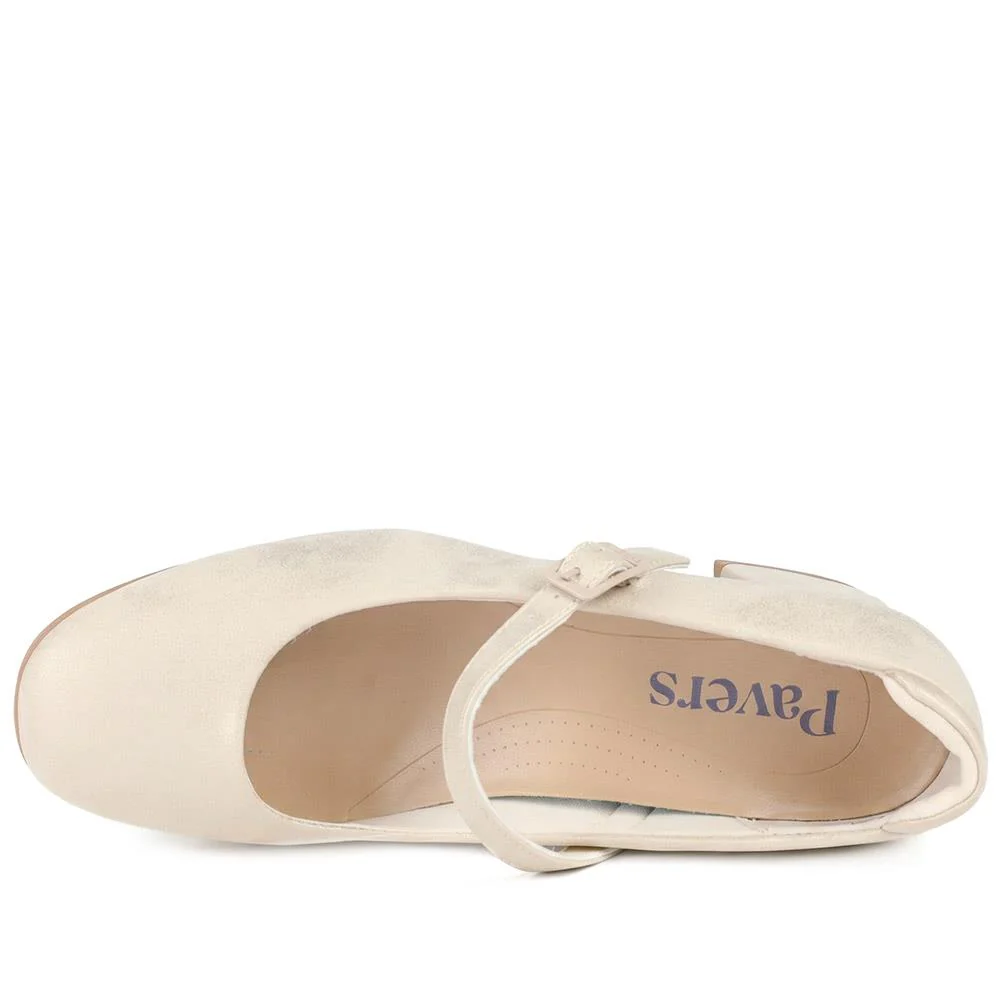 Buckle-Fasten Smart Mary Janes - GADA42000 / 327 840 - Gold Shimmer - Image 4