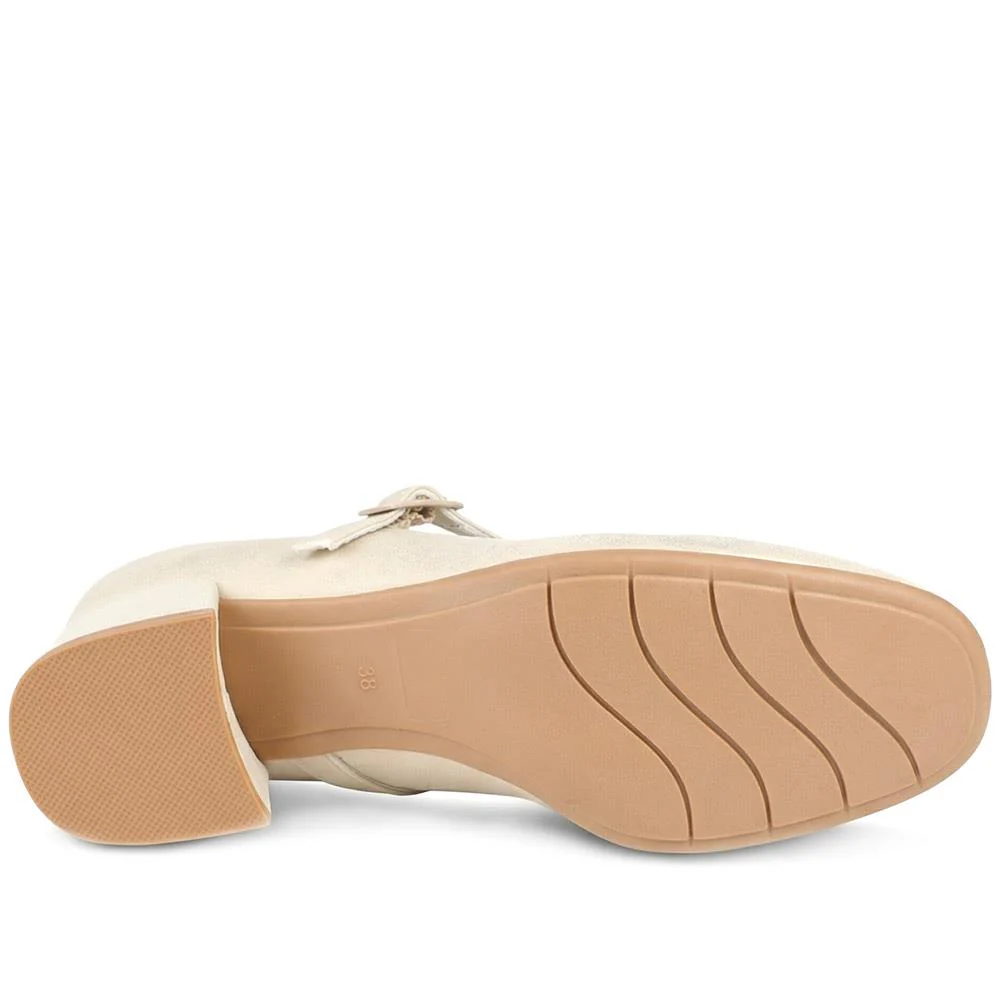 Buckle-Fasten Smart Mary Janes - GADA42000 / 327 840 - Gold Shimmer - Image 5