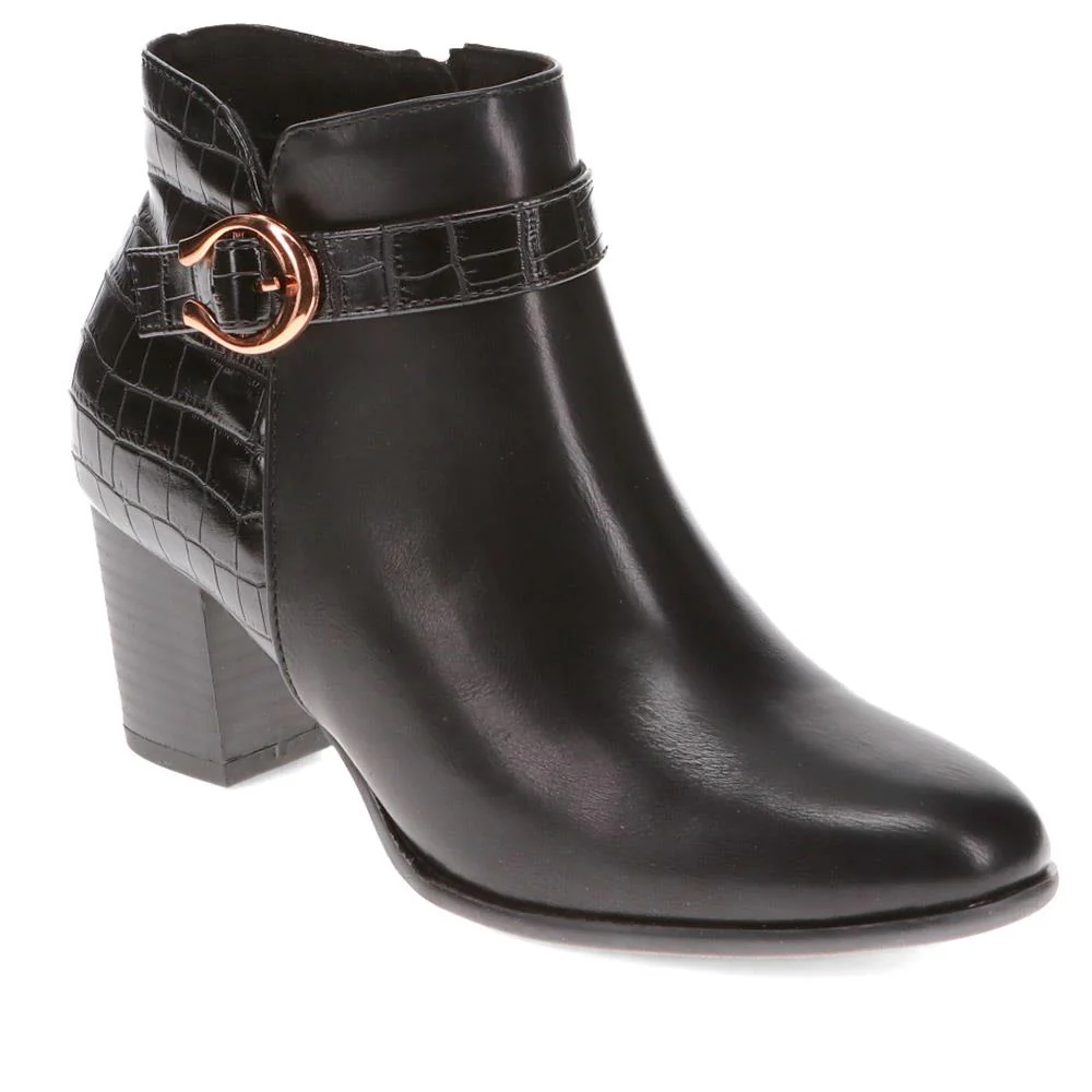 Buckled Block-Heeled Ankle Boots - BELTREN40003 / 326 058 - Image 2
