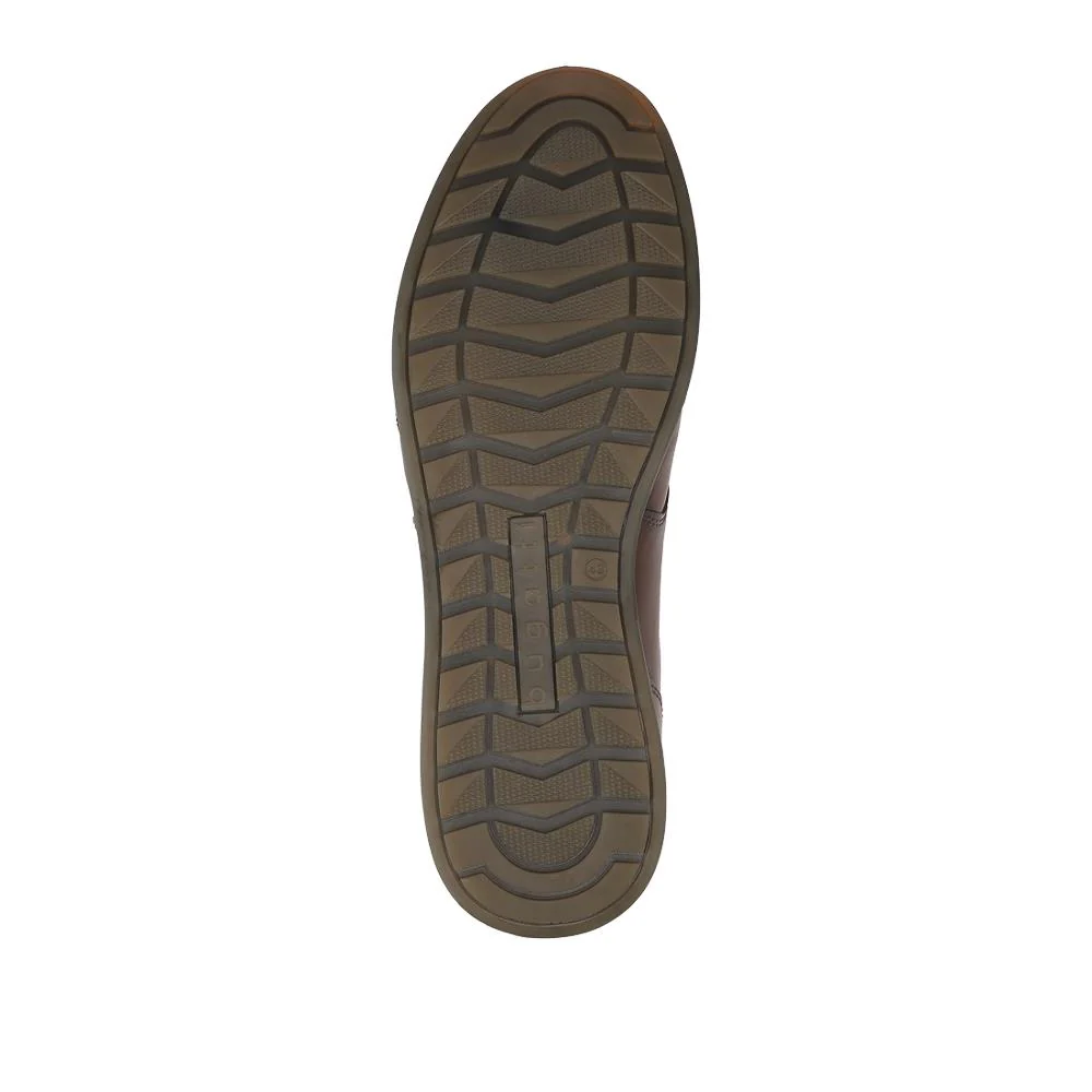 Bugatti All Leather Lace Up Trainers - BUG42512 / 328 322 - Cognac - Image 5