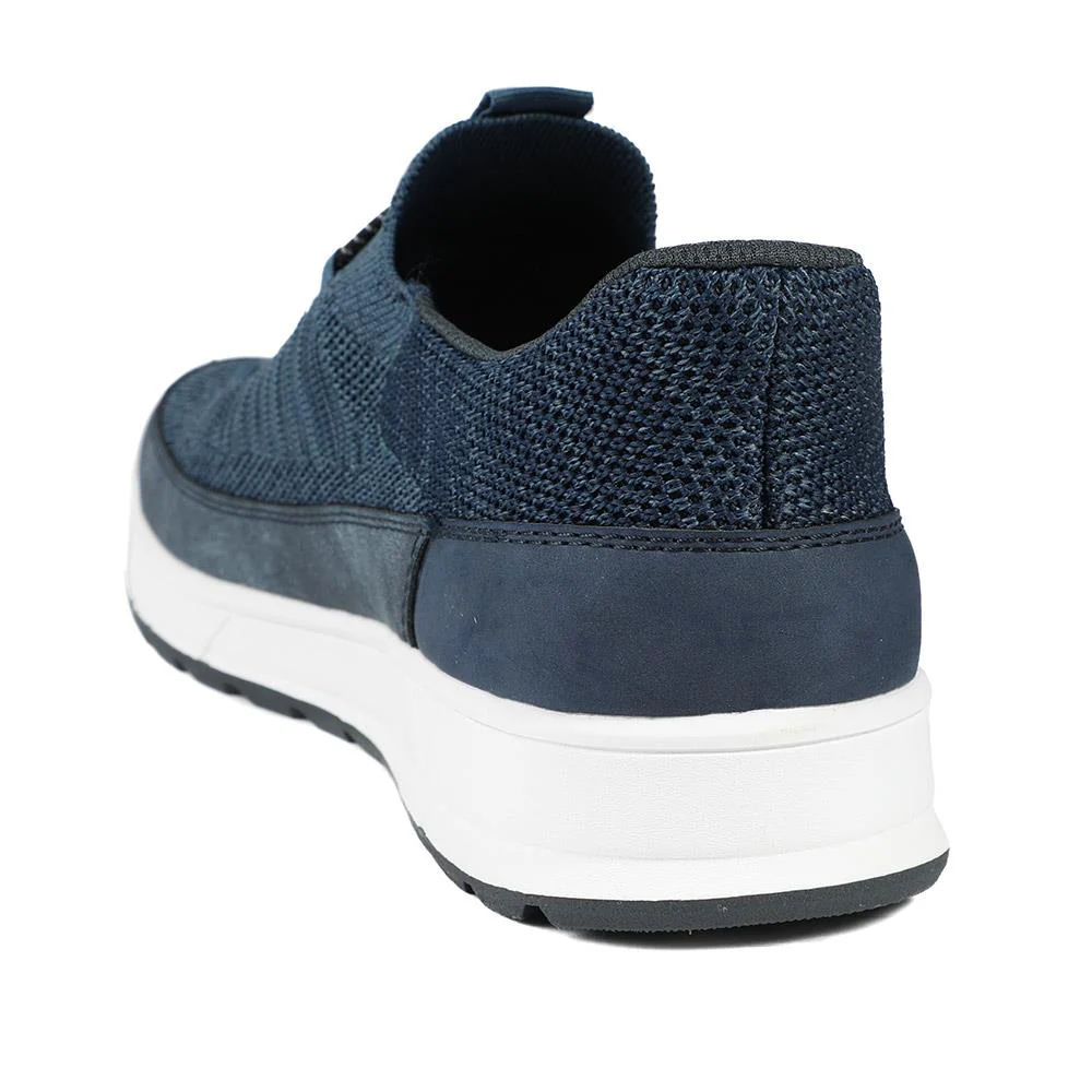 Bugatti Casual Fabric Slip On Shoes - BUG43503 / 328 749 - Blue - Image 4