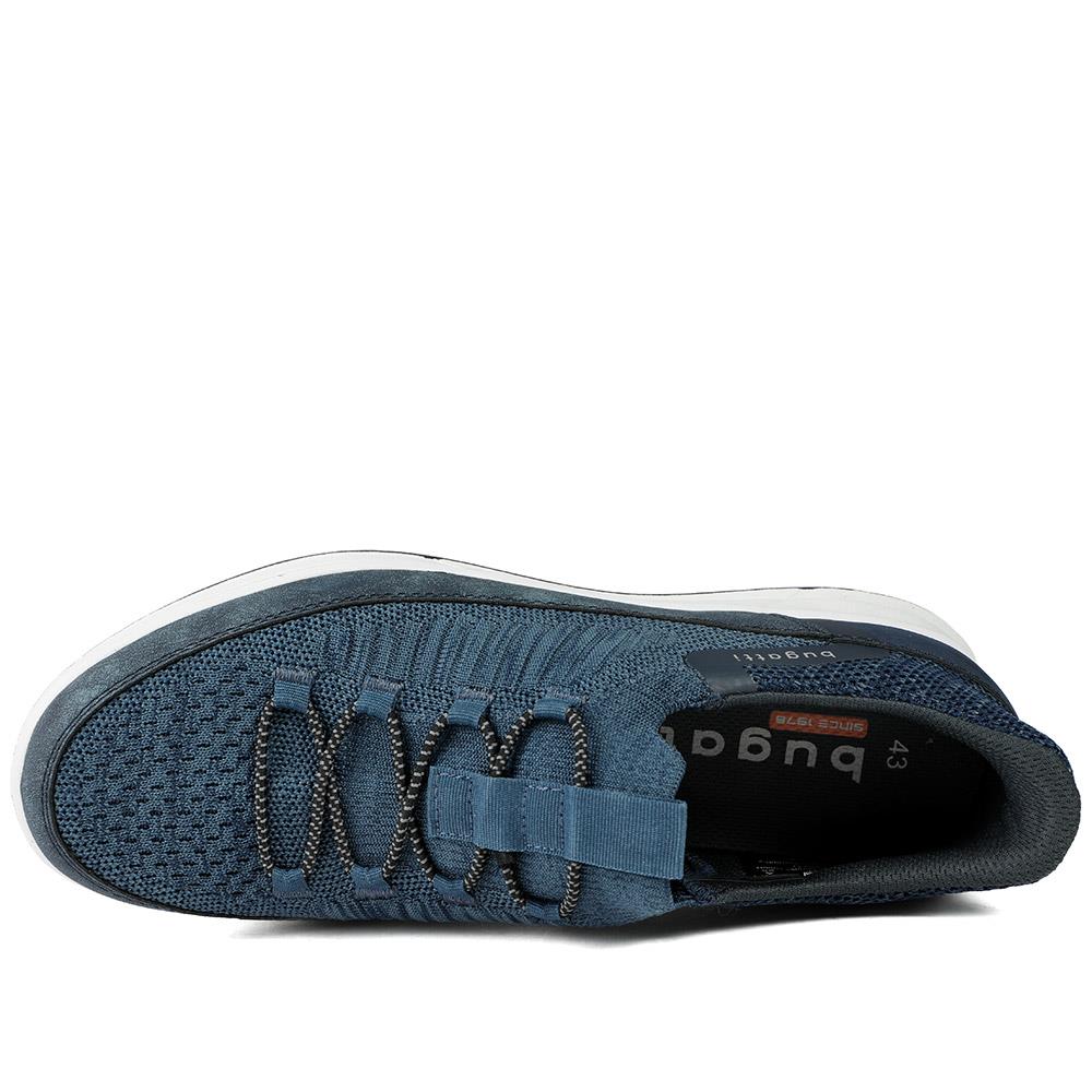 Bugatti Casual Fabric Slip On Shoes - BUG43503 / 328 749 - Blue - Image 5