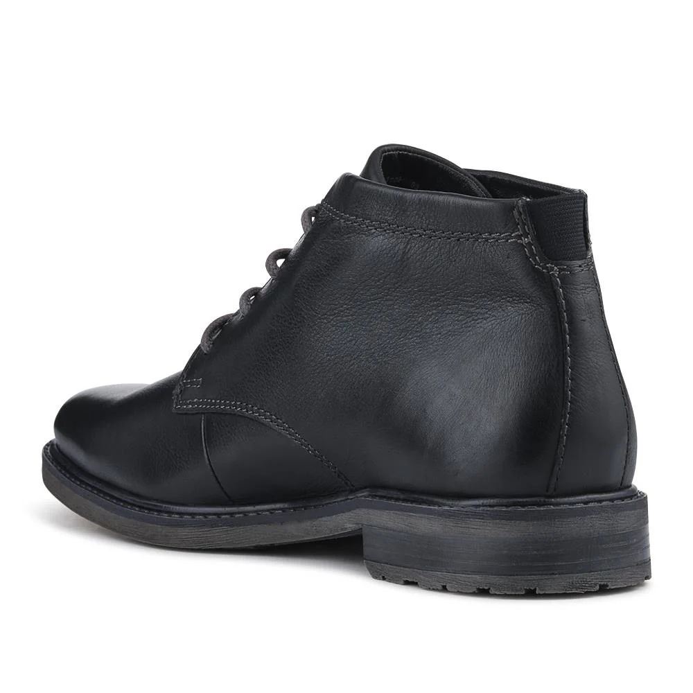 Bugatti Casual Lace-Up Leather Boots - BUG42505 / 327 675 - Black - Image 3