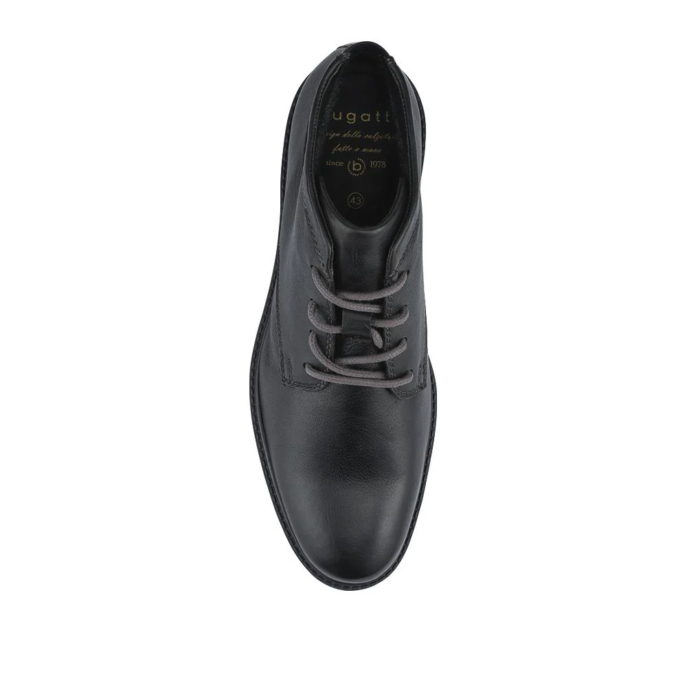 Bugatti Casual Lace-Up Leather Boots - BUG42505 / 327 675 - Black - Image 4
