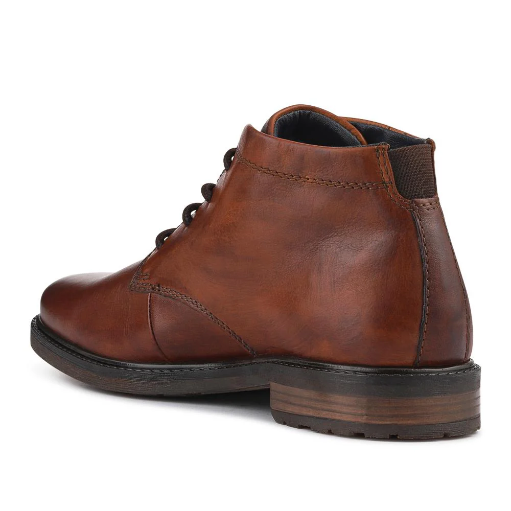 Bugatti Casual Lace-Up Leather Boots - BUG42505 / 327 675 - Cognac - Image 3