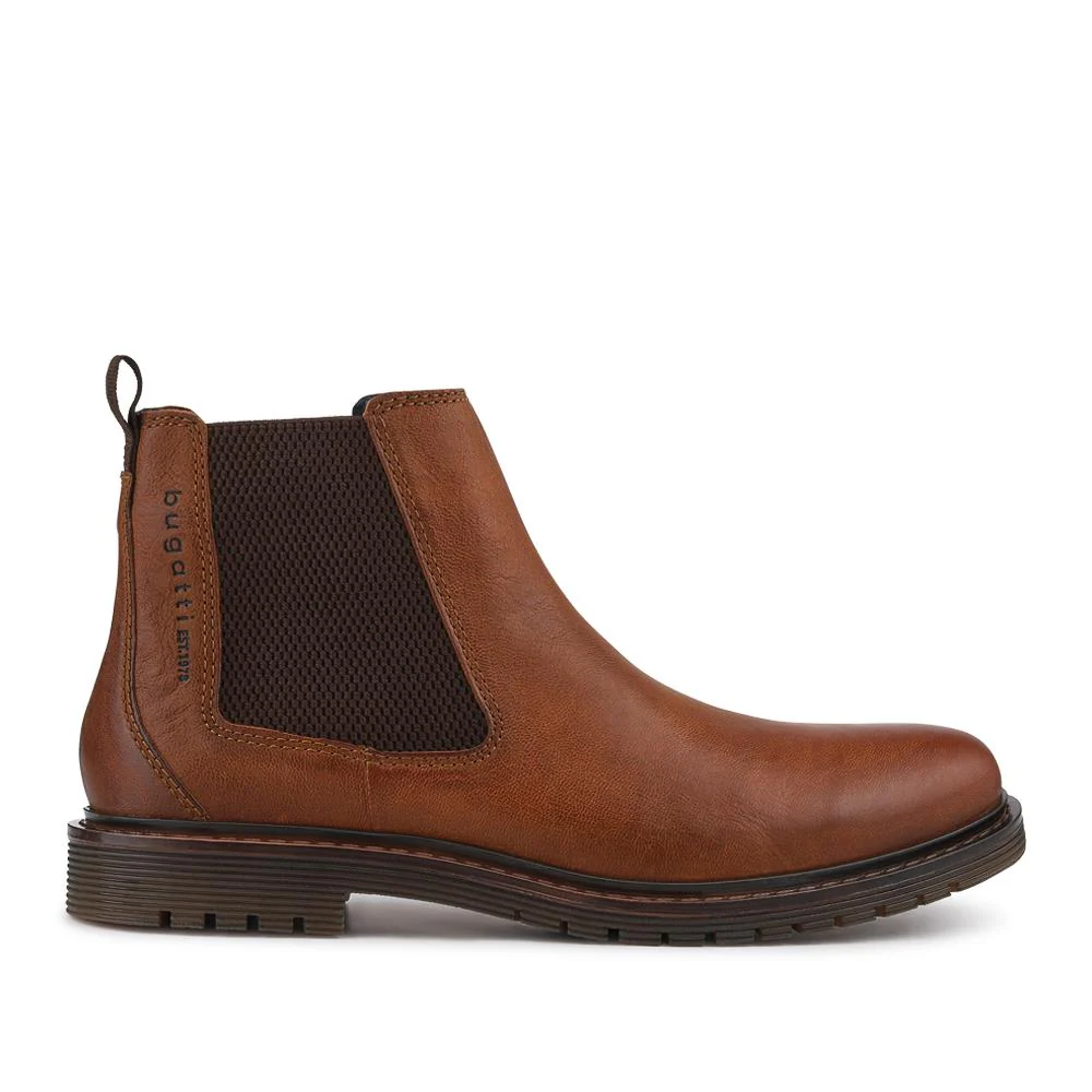 Bugatti Leather Chelsea Boots - BUG42507 / 327 677 - Brown - Image 2