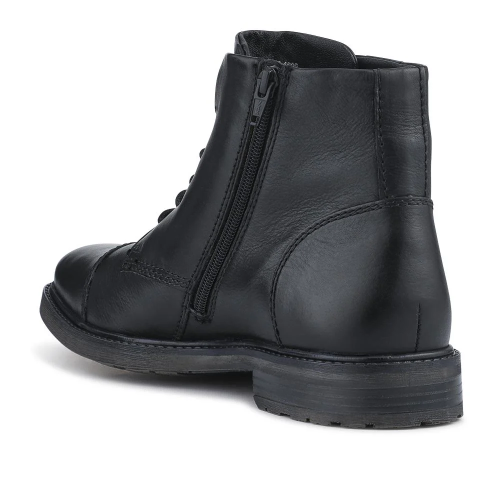 Bugatti Leather Lace-Up Boots - BUG42504 / 327 674 - Black - Image 3