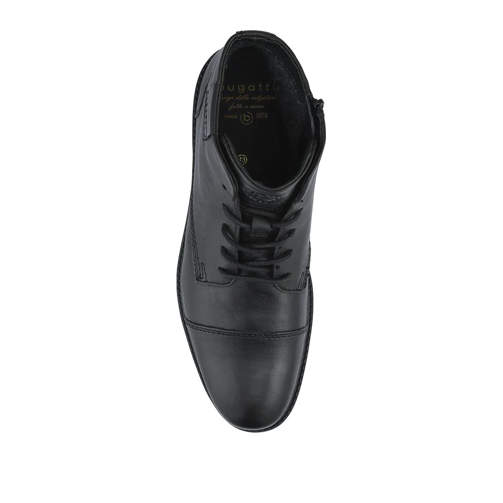Bugatti Leather Lace-Up Boots - BUG42504 / 327 674 - Black - Image 4