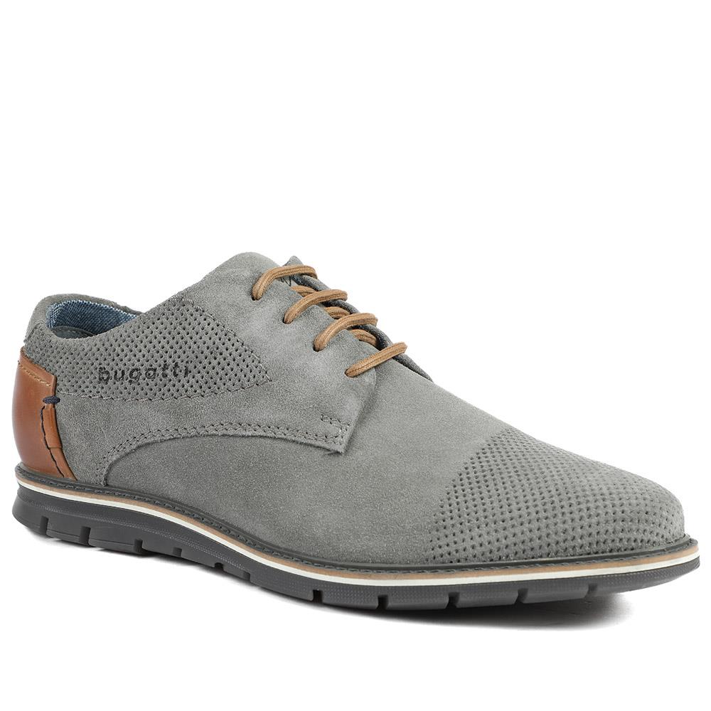 Bugatti Leather Lace Up Shoes - BUG43513 / 329 256 - Grey