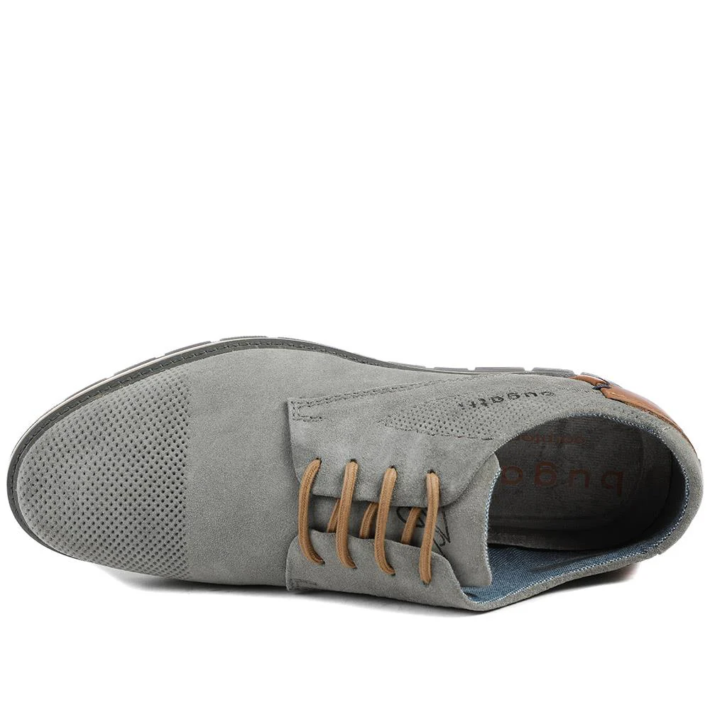 Bugatti Leather Lace Up Shoes - BUG43513 / 329 256 - Grey - Image 5