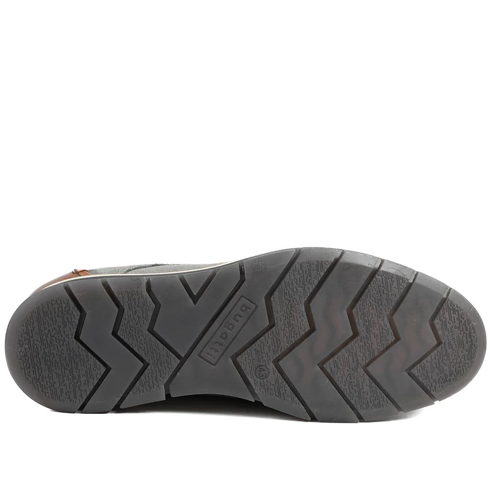 Bugatti Leather Lace Up Shoes - BUG43513 / 329 256 - Grey - Image 6