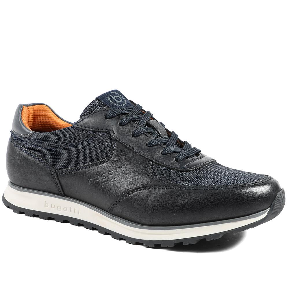Bugatti Leather Lace Up Trainers - BUG43511 / 328 753