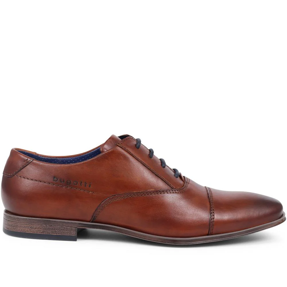 Bugatti Leather Oxford Shoes - BUG39517 / 325 217 - Cognac - Image 2