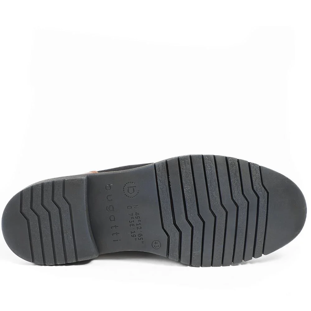 Bugatti Premium Leather Chukka Boots - BUG42508 / 328 318 - Navy Suede - Image 5