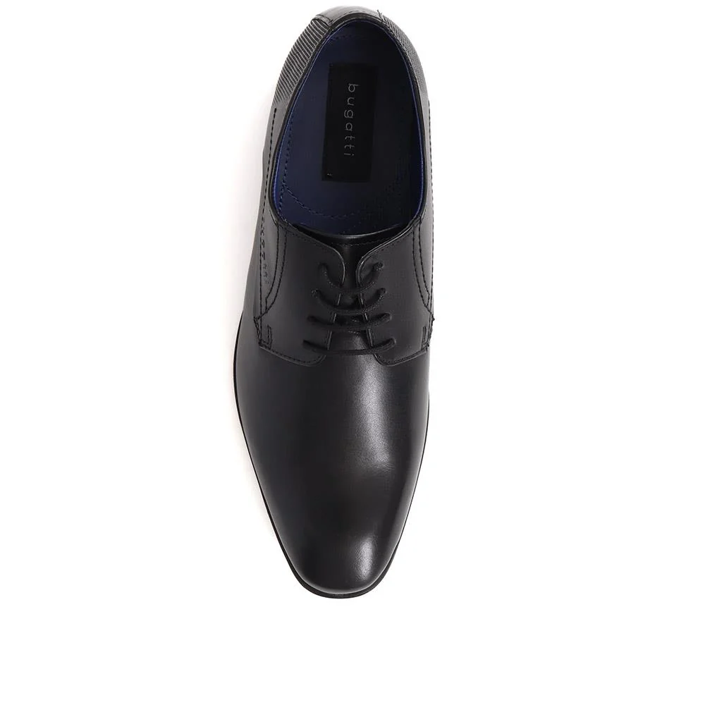 Bugatti Smart Leather Lace-Up Shoes - BUG38511 / 324 444 - Black - Image 5