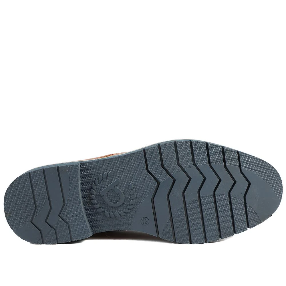 Bugatti Smart Leather Lace Up Shoes - BUG43512 / 328 754 - Tan - Image 6