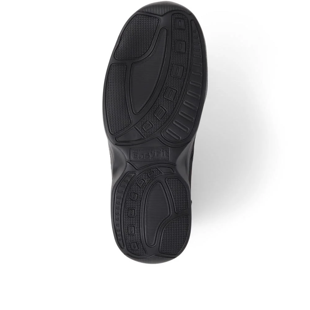 Extra-Wide Bungee Lace Trainers - BIYANKA / 325 098 - Black - Image 4