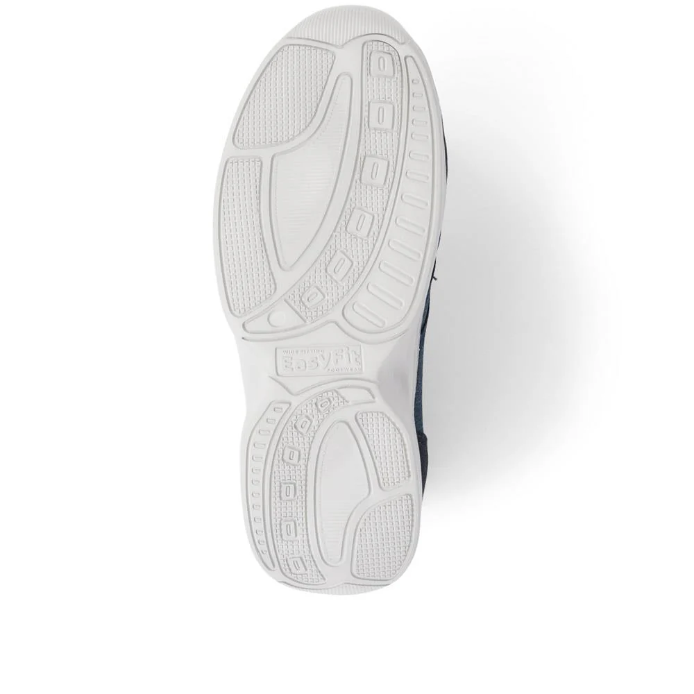 Extra-Wide Bungee Lace Trainers - BIYANKA / 325 098 - Navy - Image 4