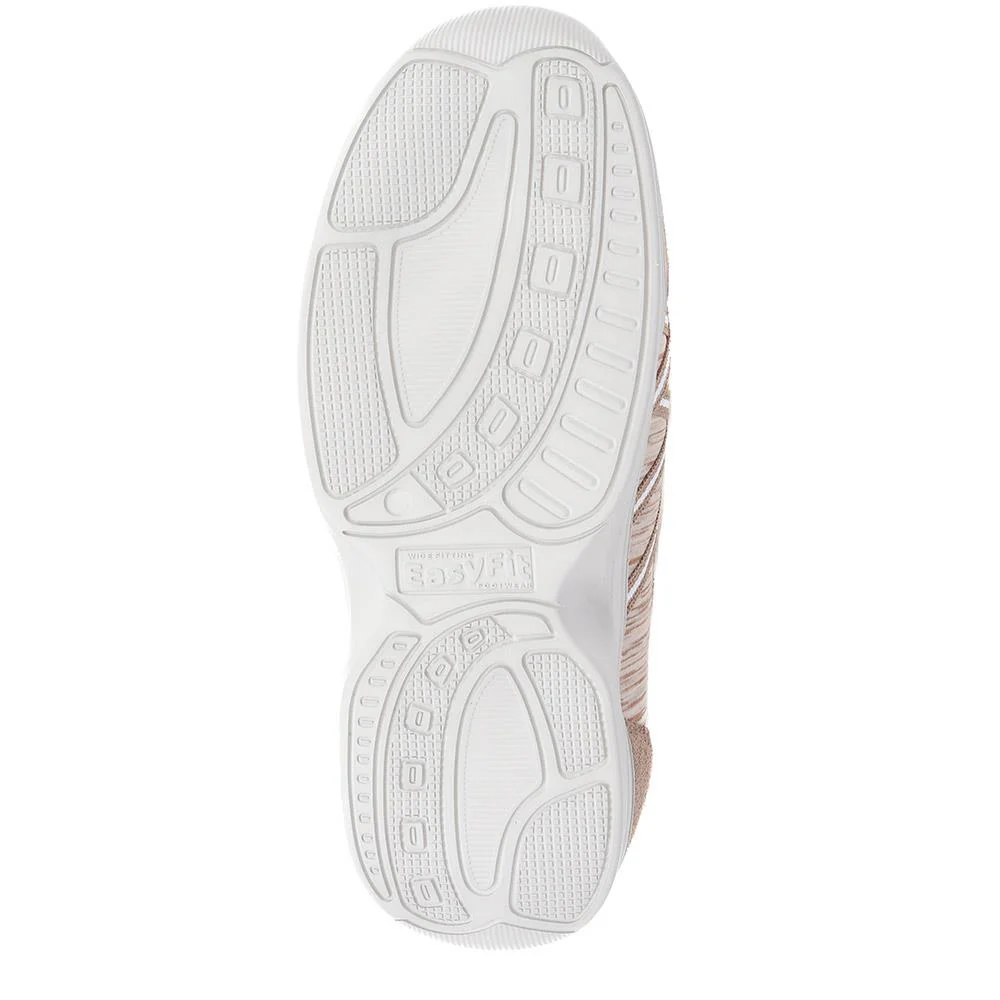 Extra-Wide Bungee Lace Trainers - BIYANKA / 325 098 - Taupe Multi - Image 4