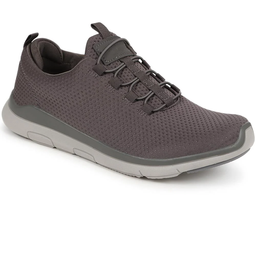 Bungee Lace Trainers - BOJIE40009 / 326 192 - Charcoal