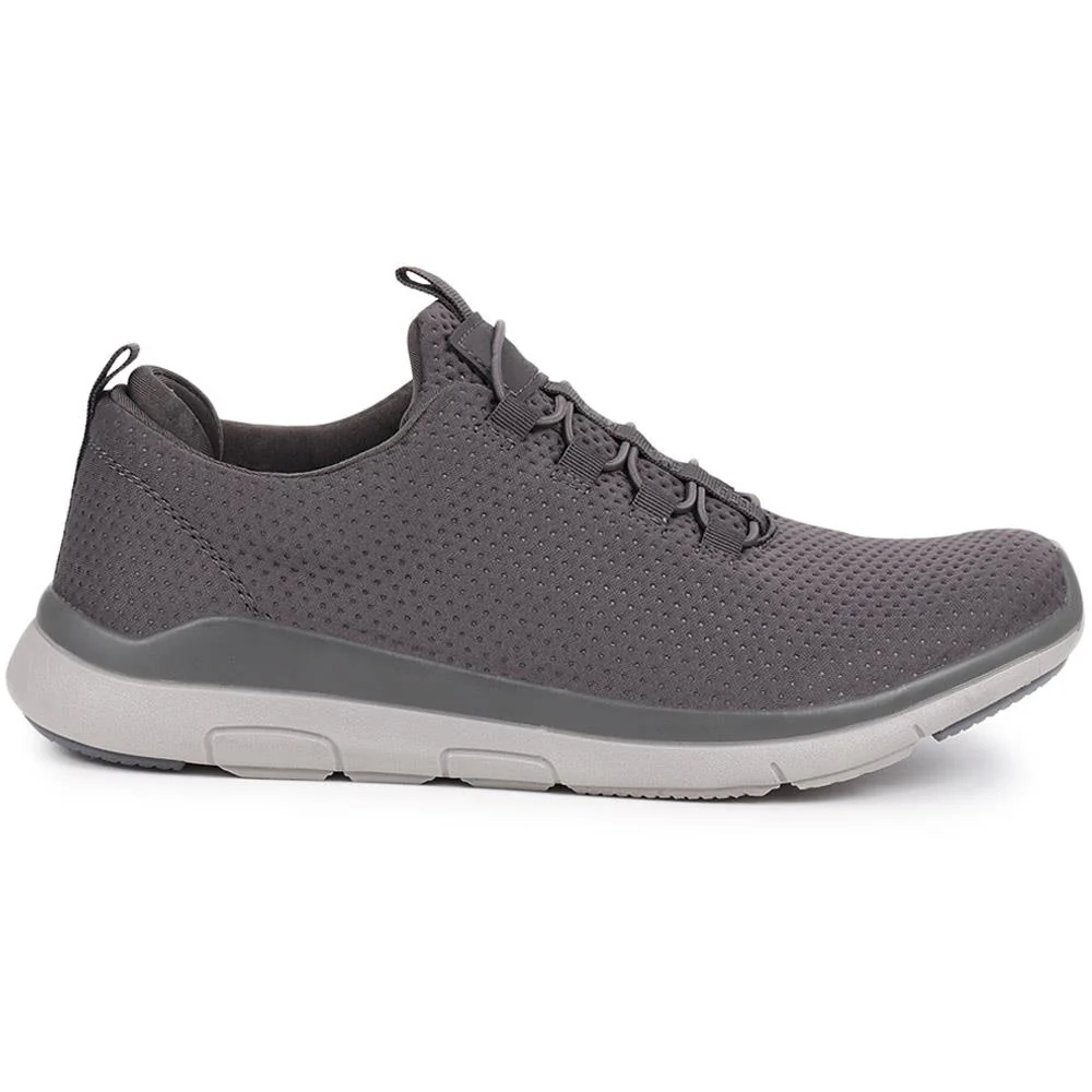 Bungee Lace Trainers - BOJIE40009 / 326 192 - Charcoal - Image 2
