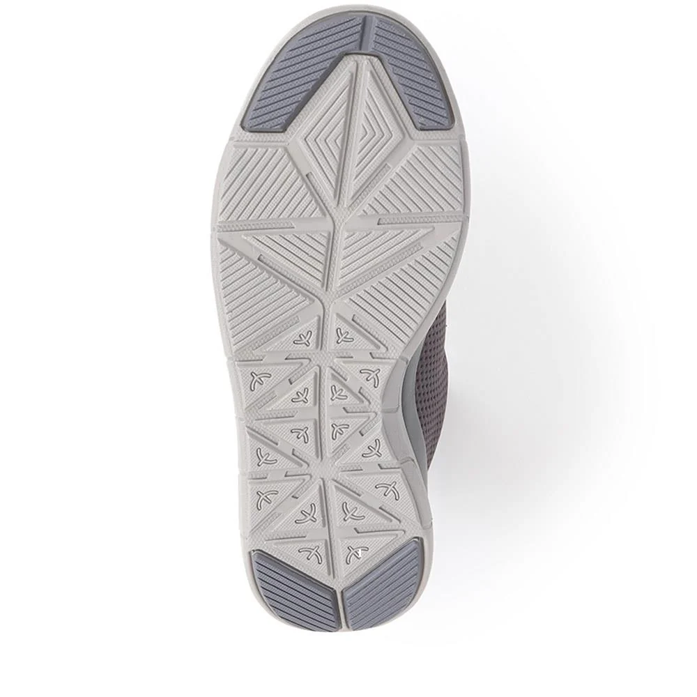 Bungee Lace Trainers - BOJIE40009 / 326 192 - Charcoal - Image 4