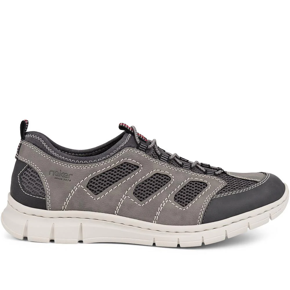 Bungee Lace Trainers - RKR39523 / 325 064 - Grey - Image 2