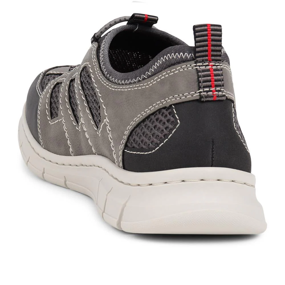 Bungee Lace Trainers - RKR39523 / 325 064 - Grey - Image 3