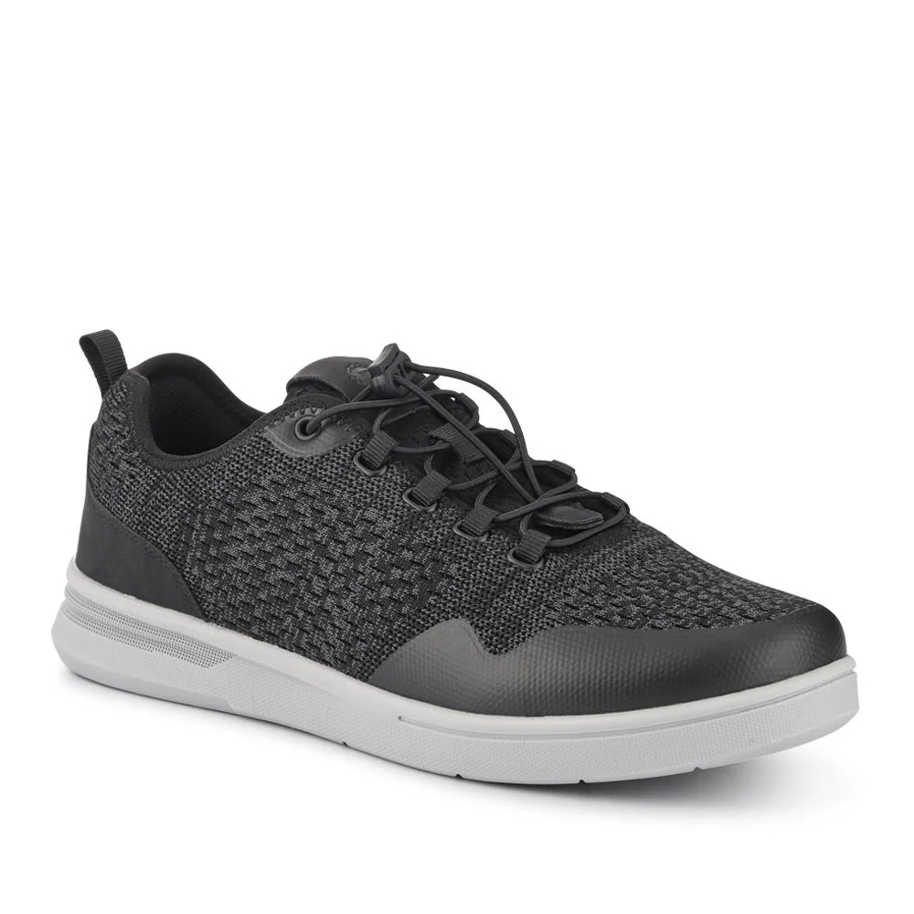 Bungee-Laced Memory Foam Shoes - BOJIE41027 / 327 404 - Black