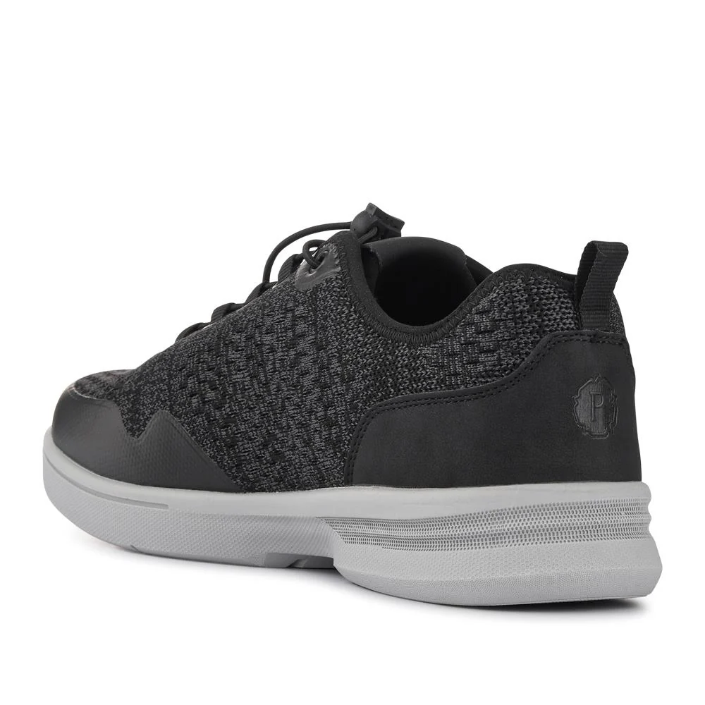Bungee-Laced Memory Foam Shoes - BOJIE41027 / 327 404 - Black - Image 4