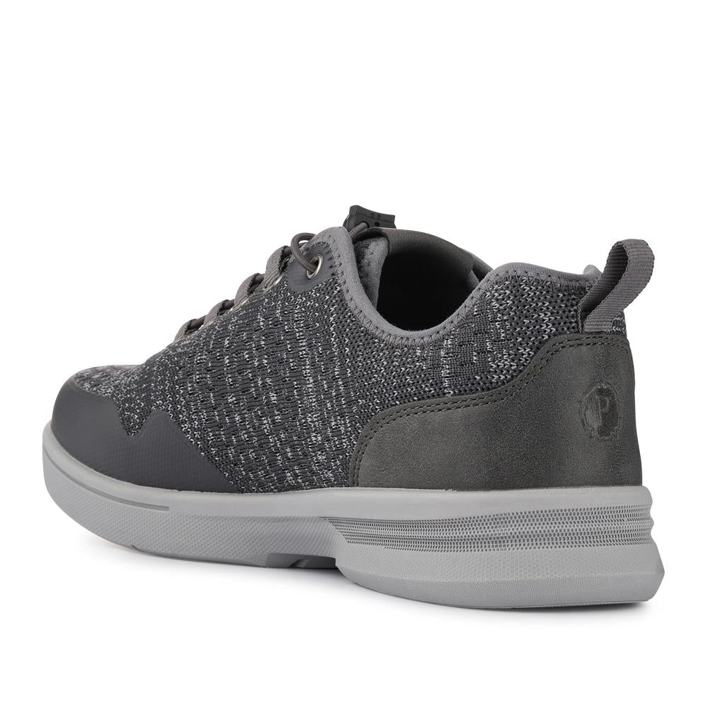 Bungee-Laced Memory Foam Shoes - BOJIE41027 / 327 404 - Grey - Image 4
