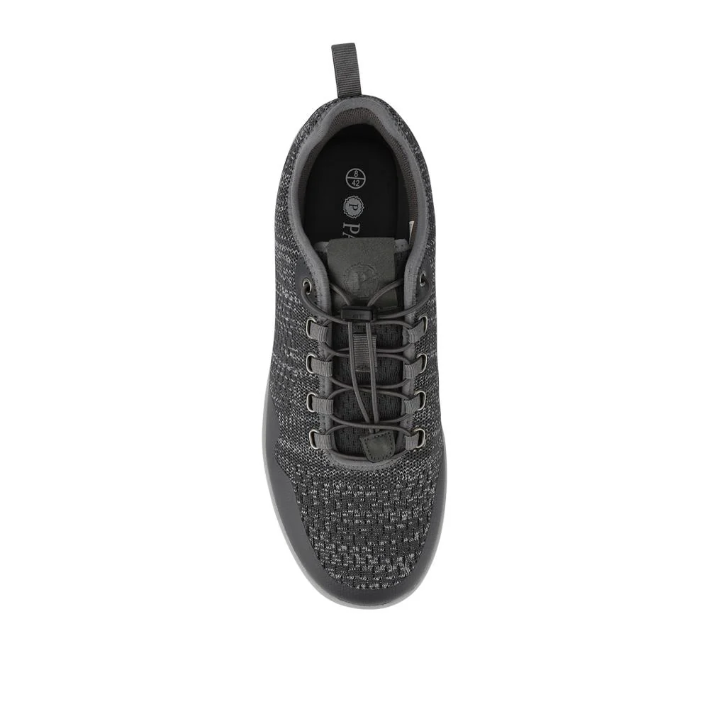 Bungee-Laced Memory Foam Shoes - BOJIE41027 / 327 404 - Grey - Image 5