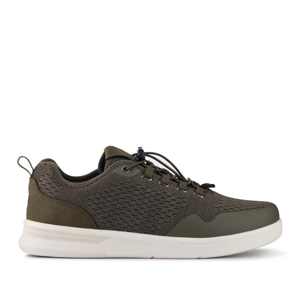Bungee-Laced Memory Foam Shoes - BOJIE41027 / 327 404 - Khaki - Image 3